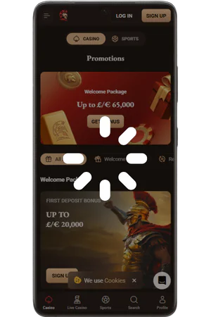 Legionbet APK installing on Android device screen